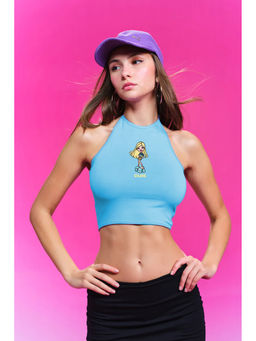 Bonkers Corner - Bratty Cloe Halter Neck Crop Top