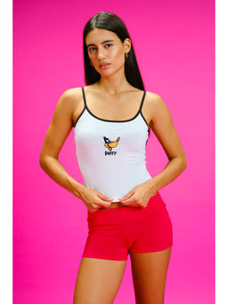 Bonkers Corner - White Classic Daffy Cami Top