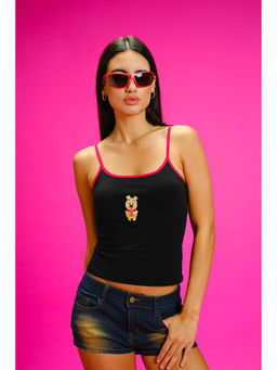 Bonkers Corner - Black Disney Pooh Cami Top