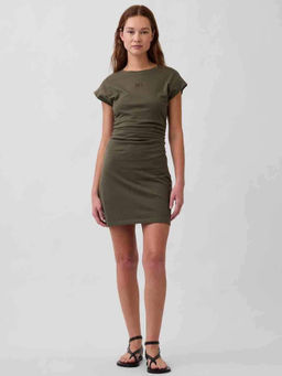GAP - Womens Olive Logo Mini Dress