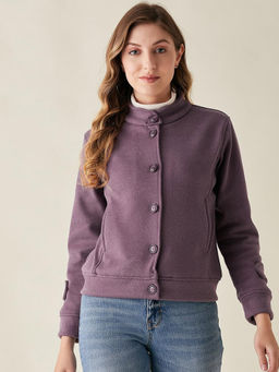 Modeve - Womens Mauve Full Sleeve Winter Jacket