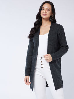 Modeve - Womens Casual Grey Winter Shrug