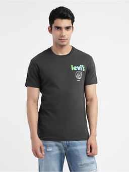 Levi's - Men Black Crew Neck T-Shirt