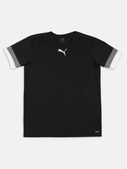Puma - TeamRISE Unisex Kids Black T-Shirt