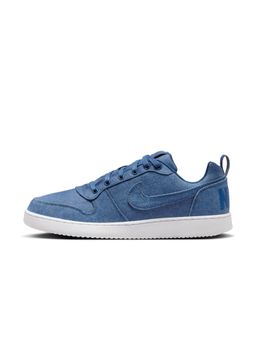 Nike - Court Borough Low Premium Men Blue Basketball Shoes