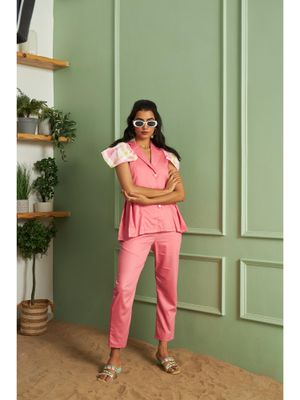 OLIVIA CO-ORD  - TEAL SPARKLE