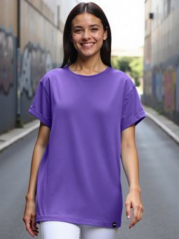 Bewakoof - Women's Skipper Blue Boyfriend T-shirt