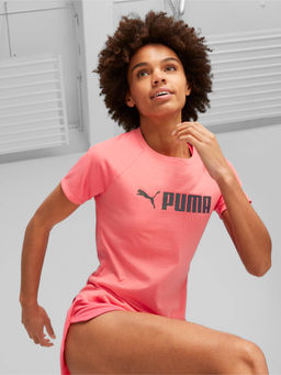 Puma - Fit Logo Womens Pink T-Shirt