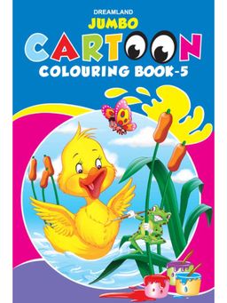 Dreamland - Jumbo Cartoon Book 5 Children Drawing, Painting & Colouring Book