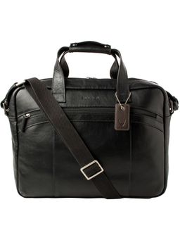 Hidesign - The Ridgeway 01 Black Men's Briefcase - (40 X 30 X 10 Cms)