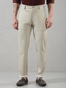 CRIMSOUNE CLUB - Men'S Beige Knitted Trousers