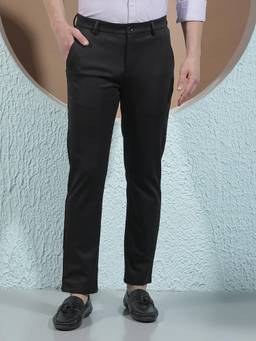 CRIMSOUNE CLUB - Men'S Black Knitted Trousers