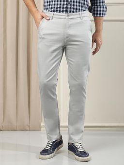 CRIMSOUNE CLUB - Men'S Grey Checked Trousers