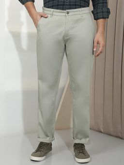 CRIMSOUNE CLUB - Men'S Green Straight Trousers