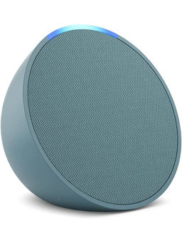 Amazon - Echo Pop Full Sound Compact Smart Speaker with Alexa Midnight-Teal