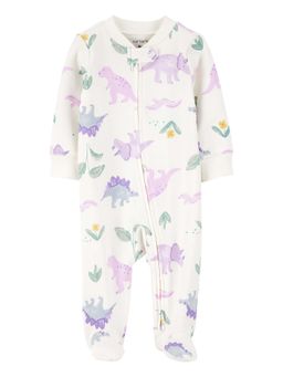 Carter's - Dinosaur 2-Way Zipper Cotton Bodysuit