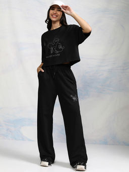 TOKYO TALKIES - Disney Women Mickey Mouse Printed Co-Ord (Set of 2)