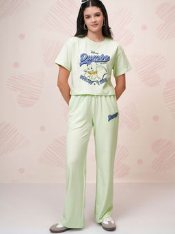 TOKYO TALKIES - Green Pure Cotton Disney Dumbo Printed Co-Ord (Set of 2)