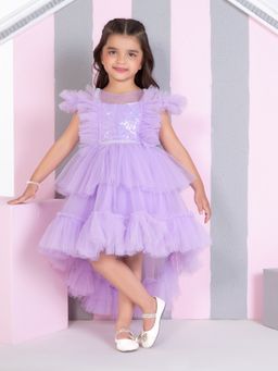 Mini Stitch - Lavender Embellished Dress