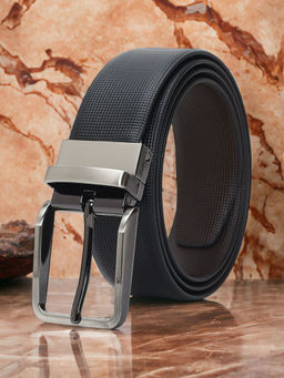 Crusset - Reversible Formal Belt in Black