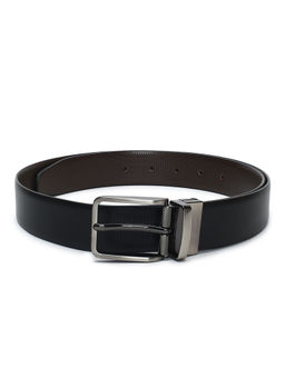 Crusset - Reversible Formal Belt in Black