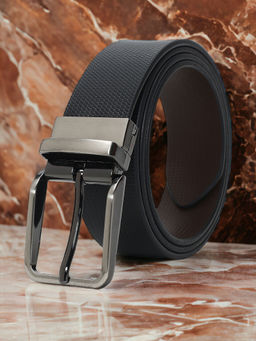 Crusset - Reversible Formal Belt in Black