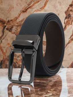 Crusset - Reversible Formal Belt in Black