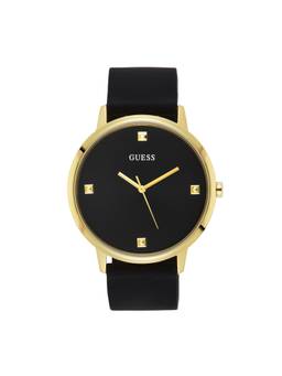 Guess - Women Black Round Stainless Steel Dial Analog Watch-U1361L3M