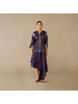 AMPM - Refa Purple Shirt with Skirt and Belt