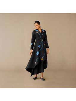 AMPM - Eraya Black Jacket with Skirt and Belt