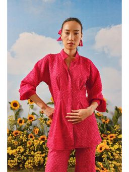 Twenty Nine - Crushed Bandhani Pintuck Dress Shirt