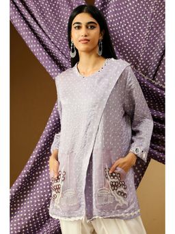 Twenty Nine - Bandhani Shoulder Wrap Over Tunic