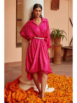 Twenty Nine - Pink Bandhani Dress