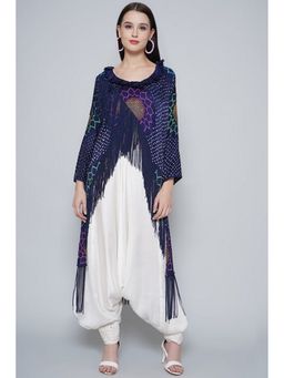 Twenty Nine - Pleated Neck Sunflower Bandhani with Tassels