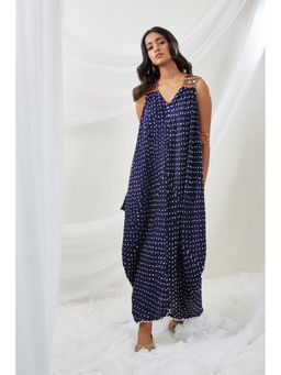 Twenty Nine - Blue Bandhani Balloon Dress