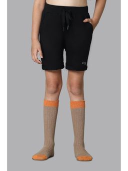 Van Heusen - Girls Superior Drape & Functional Pocket Longline Shorts - Black