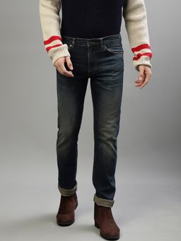 GANT - Men Blue Washed Regular Fit Jeans