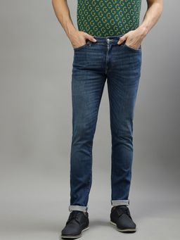 GANT - Men Blue Washed Extra Slim Fit Jeans
