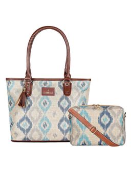 The Clownfish - Pearl with Patola Design Of Women Handbag and Sling Bag (Set of 2)