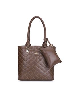 The Clownfish - Siya Collection Faux Leather Handbag with Money-Mobile Pouch (Set of 2)