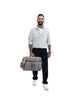 The Clownfish - Convertible 15.6 Inch Laptop Messenger Bag with Detachable Strap