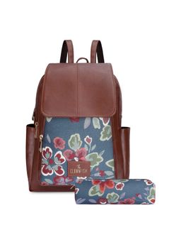 The Clownfish - Minerva Persian Blue Backpack and Pencil Pouch (Set of 2)