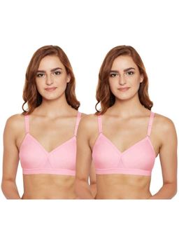 Bodycare - Pack of 2 B-C-D Cup Bra In Pink Colour