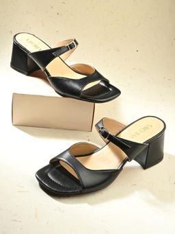 MIORAH - Women Black Block Heels