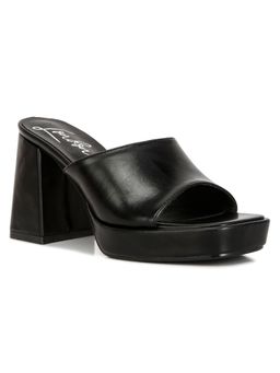 London Rag - Women Black Block Heels