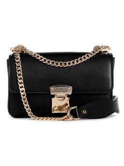 Guess - Womens Black Polyurethane Solid Crossbody Bag