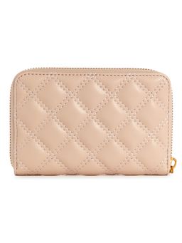 Guess - Womens Beige Pu Quilted Wallet