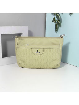 Mochi - Women Faux Leather Green Sling Bag