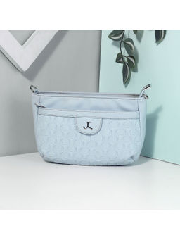 Mochi - Women Faux Leather Blue Sling Bag