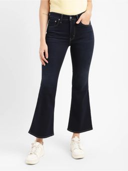Levi's - Women Navy Blue Solid Regular Fit Jeans